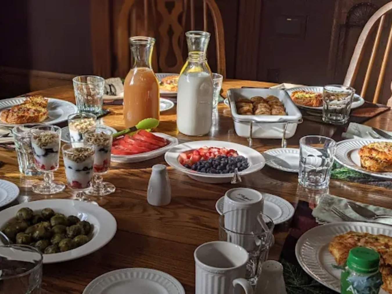 The breakfast offering