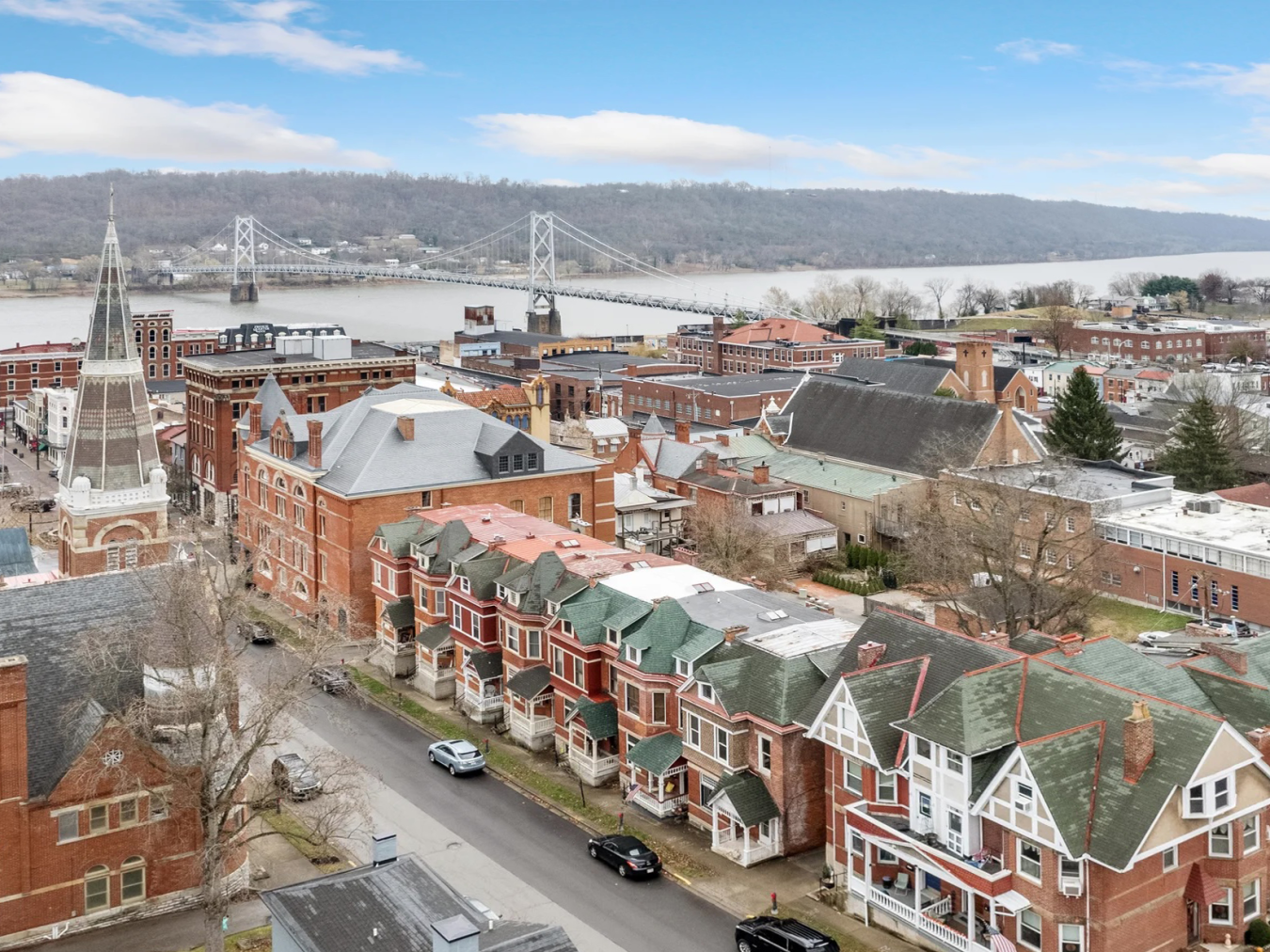 Aerial view of Maysville